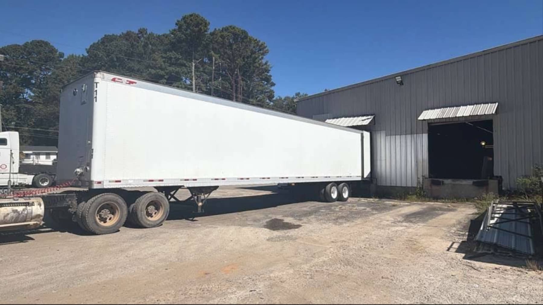 53' trailer at our dock door